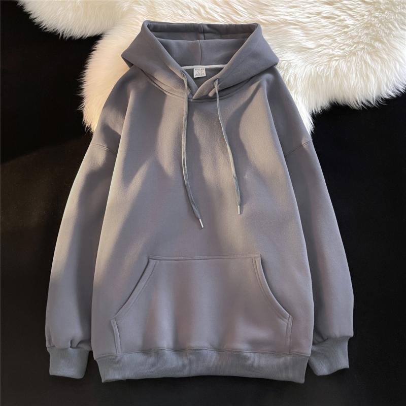 A highly anticipated solid-color sweatshirt for men