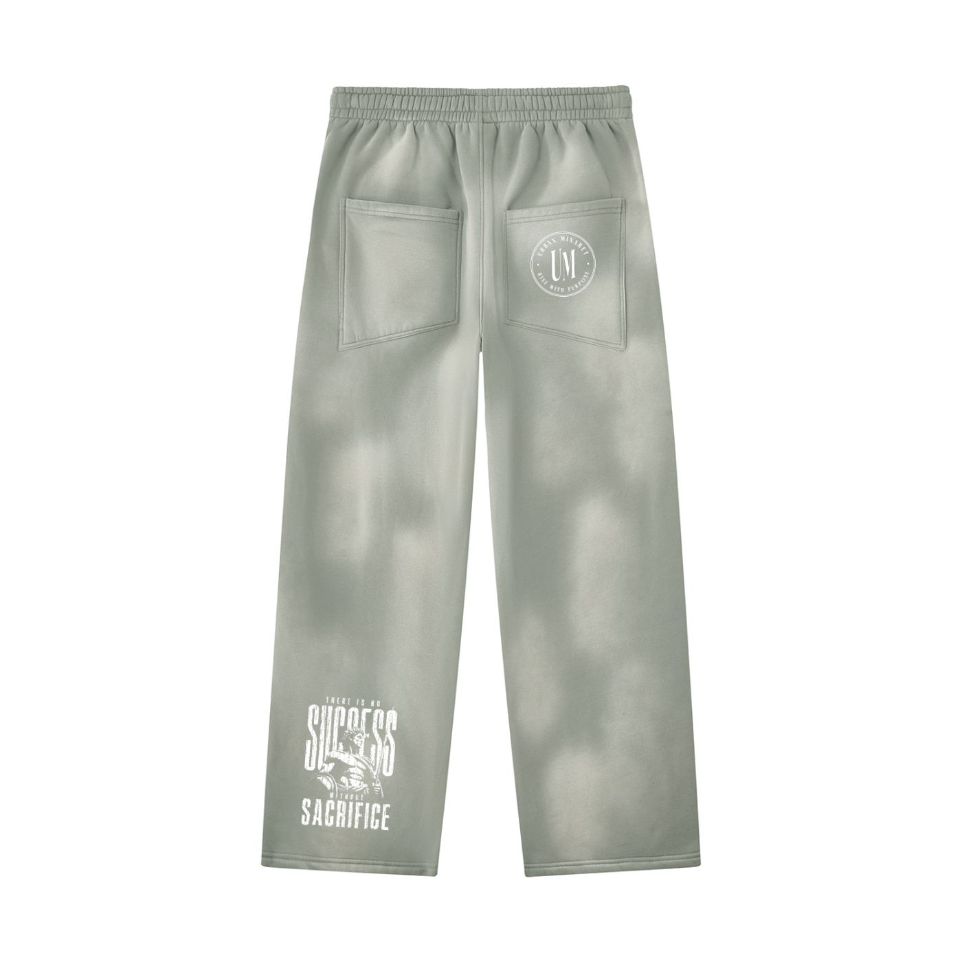Unisex Sunfade Wide Leg Fleece Sweatpants