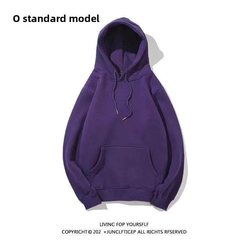 A highly anticipated solid-color sweatshirt for men