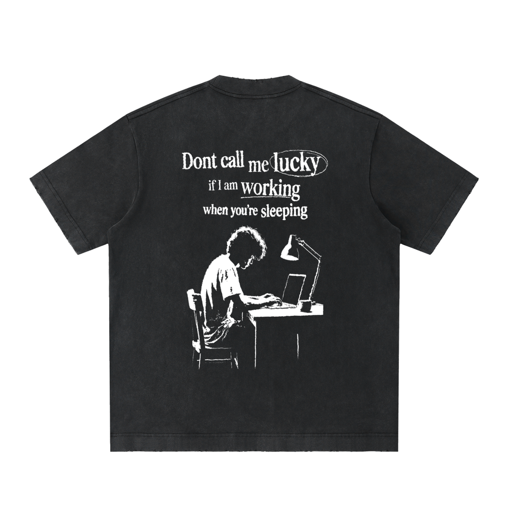 Heavyweight Vintage Washed Frayed T-Shirt
