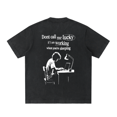 Heavyweight Vintage Washed Frayed T-Shirt