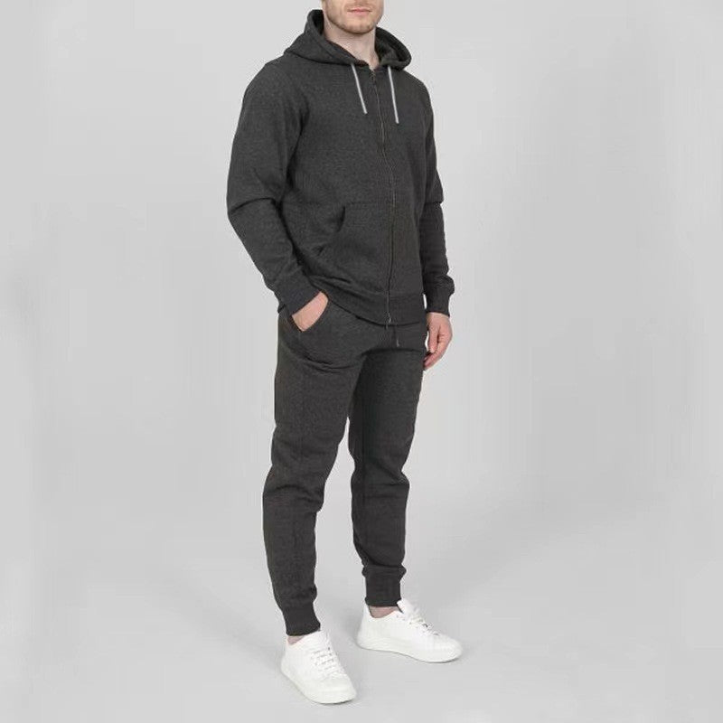 Pure Color Fashion Casual Suit
