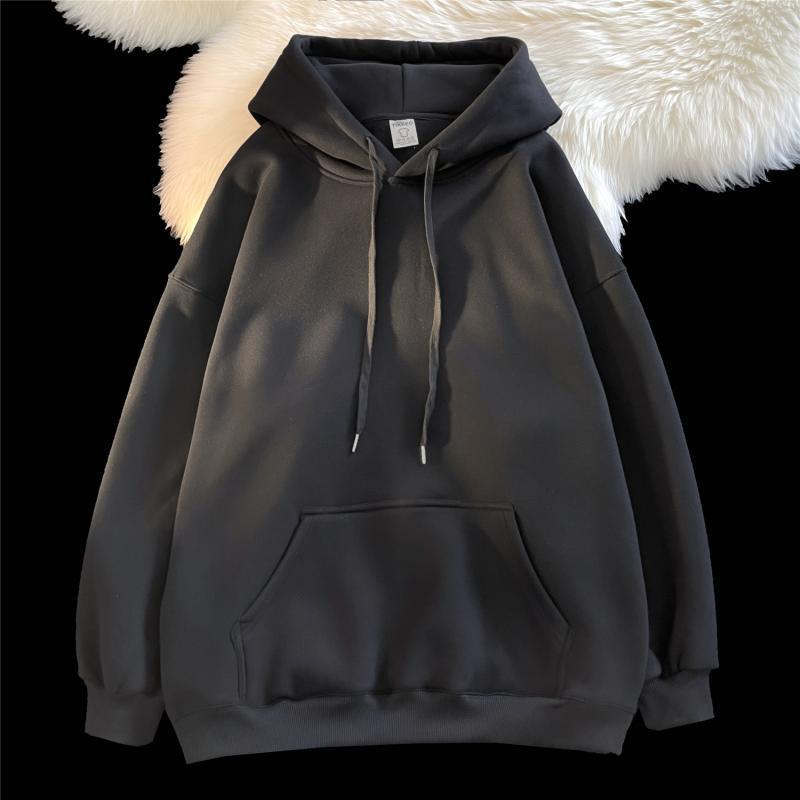 A highly anticipated solid-color sweatshirt for men