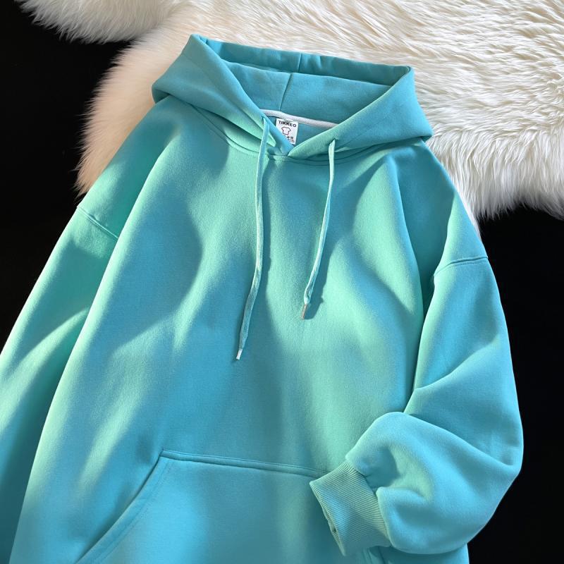 A highly anticipated solid-color sweatshirt for men
