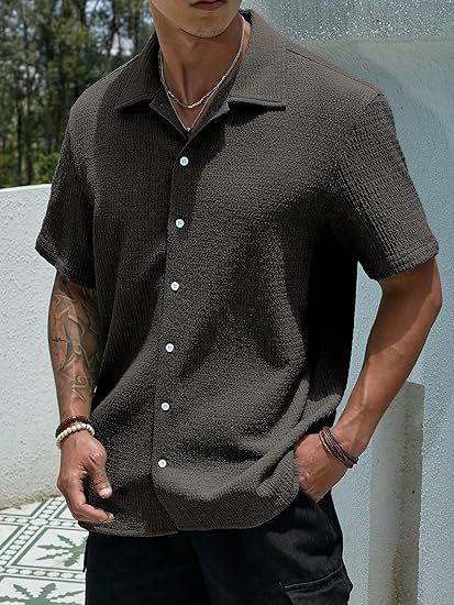 Fashion casual button shirt