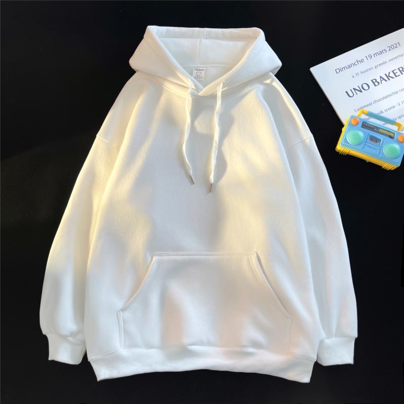 A highly anticipated solid-color sweatshirt for men