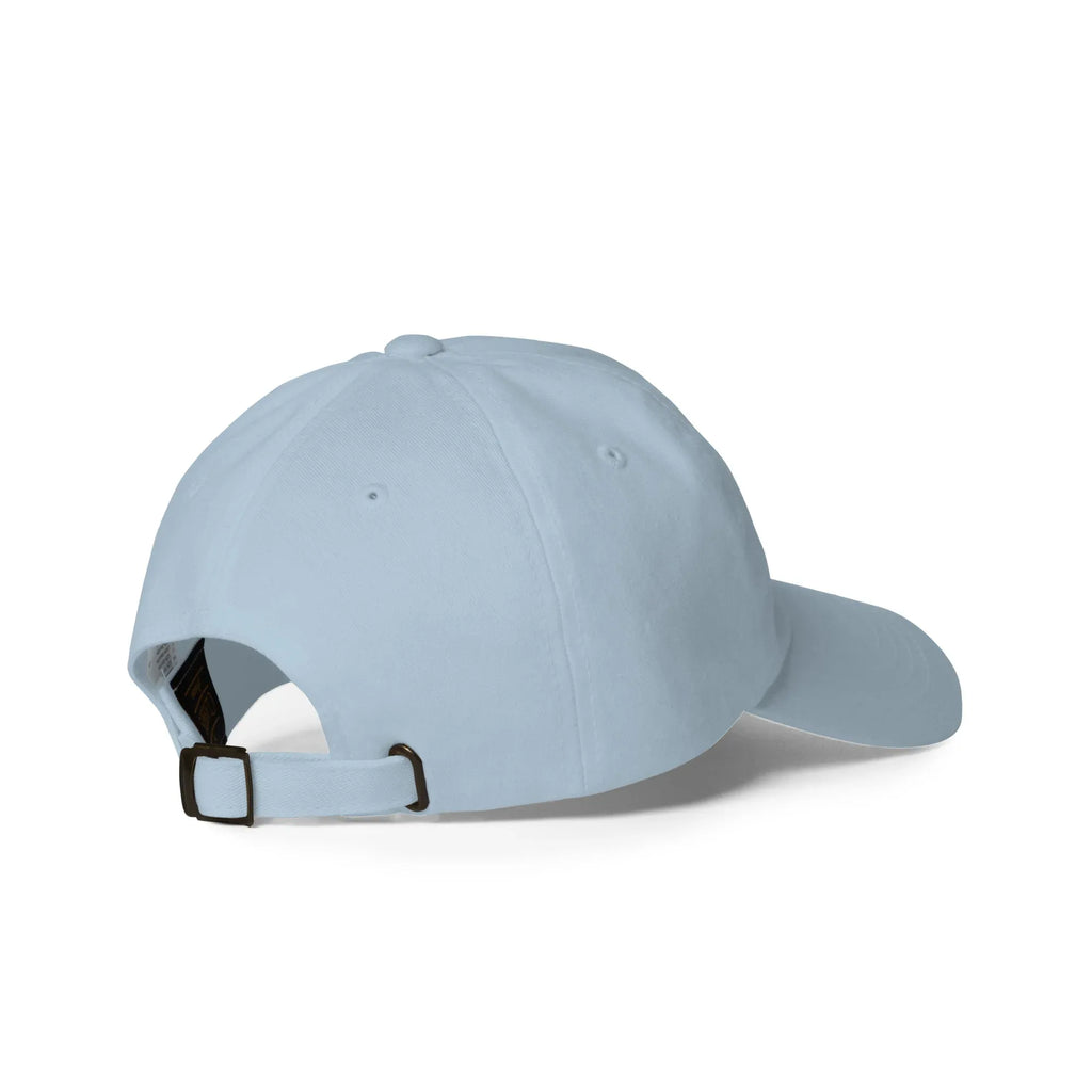 Right front view of Silver Retro Trucker Hat with Respect Existence patch