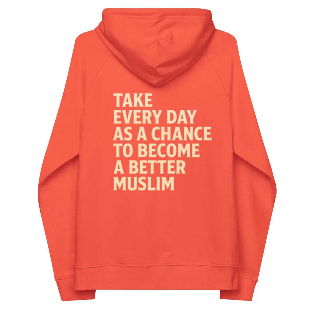 Unisex eco raglan hoodie