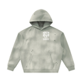 Unisex Sunfade Frayed Fleece Hoodie