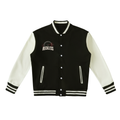 Two-Tone Fleeced Varsity Jacket