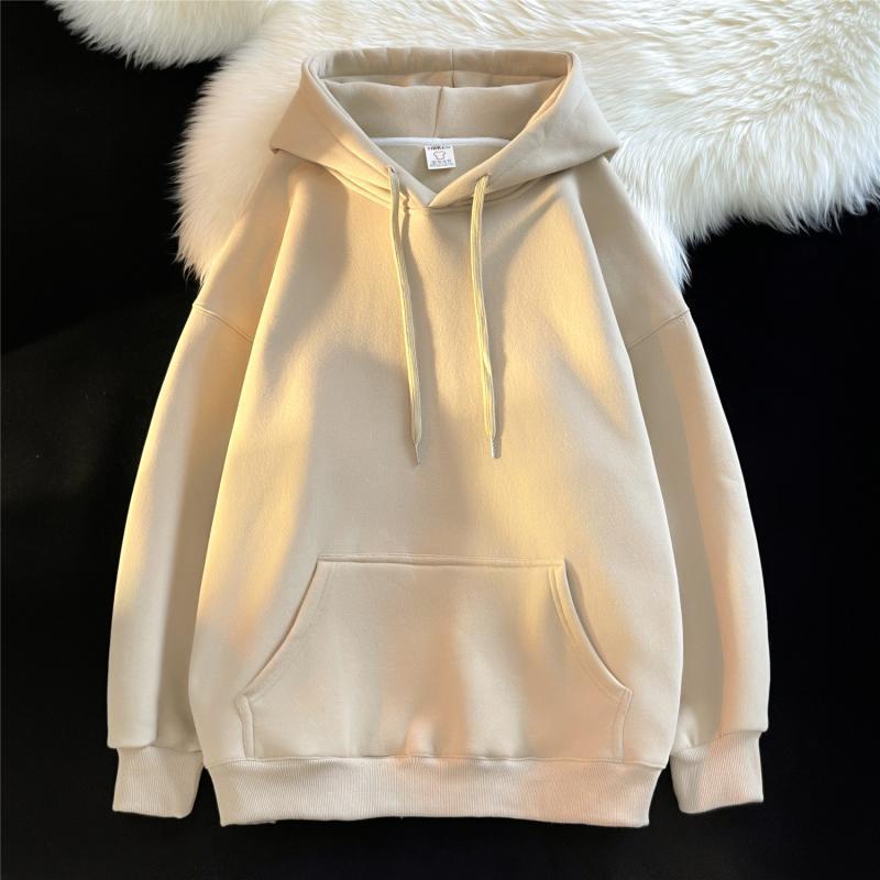 A highly anticipated solid-color sweatshirt for men