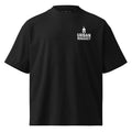 Unisex organic oversized high neck t-shirt