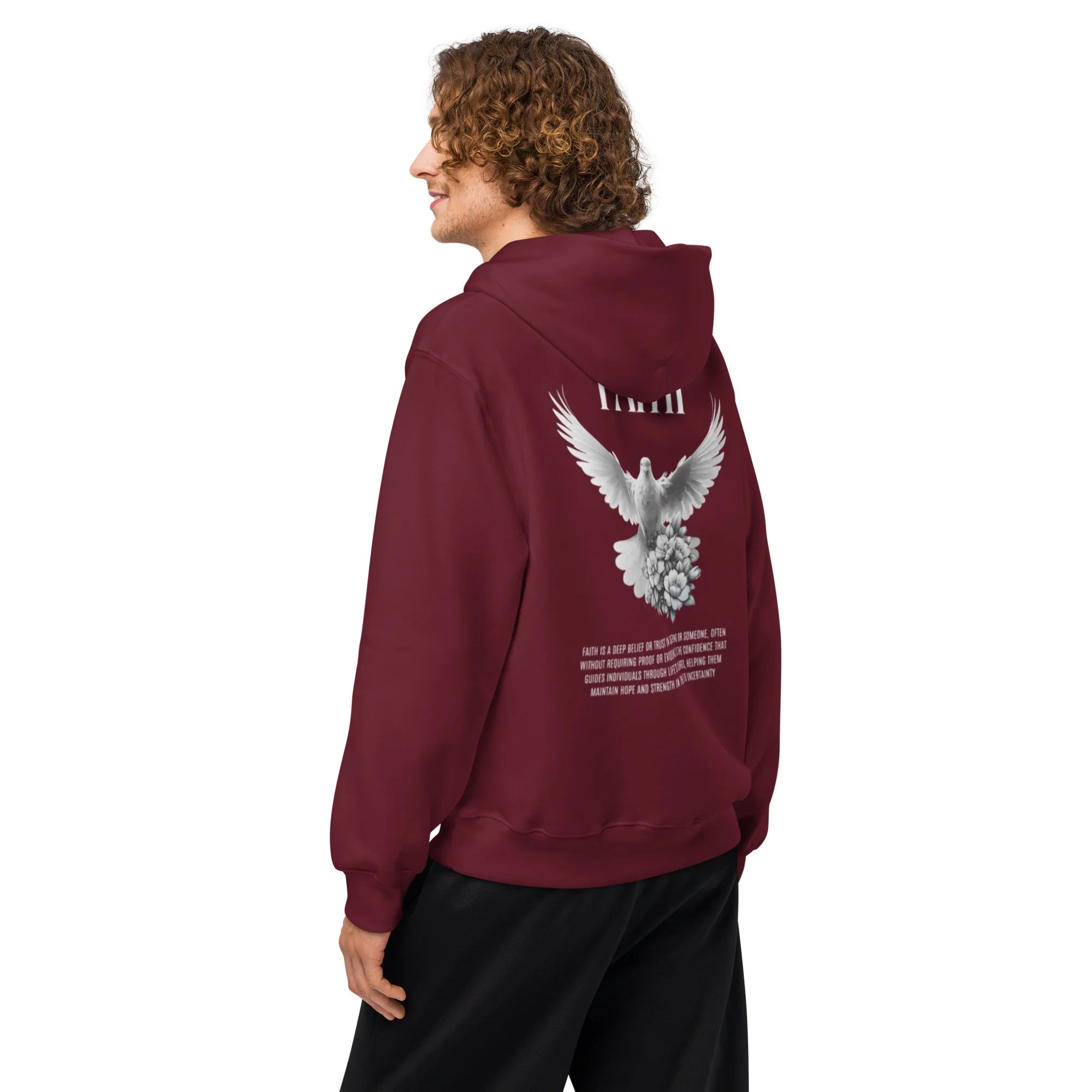 Oversized heavyweight hoodie