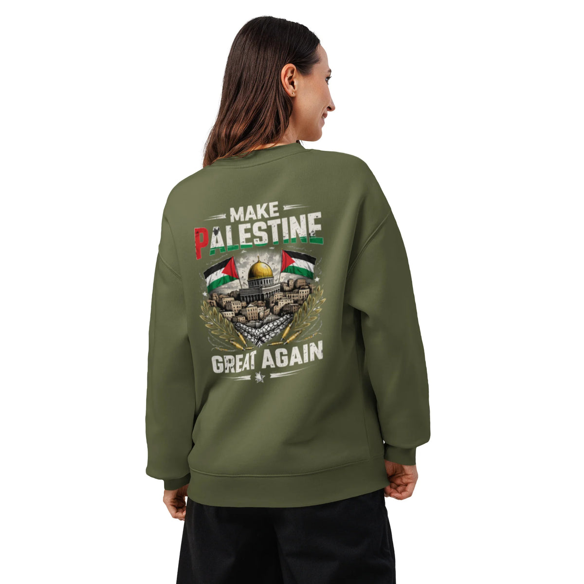 Unisex relax crew neck sweatshirt