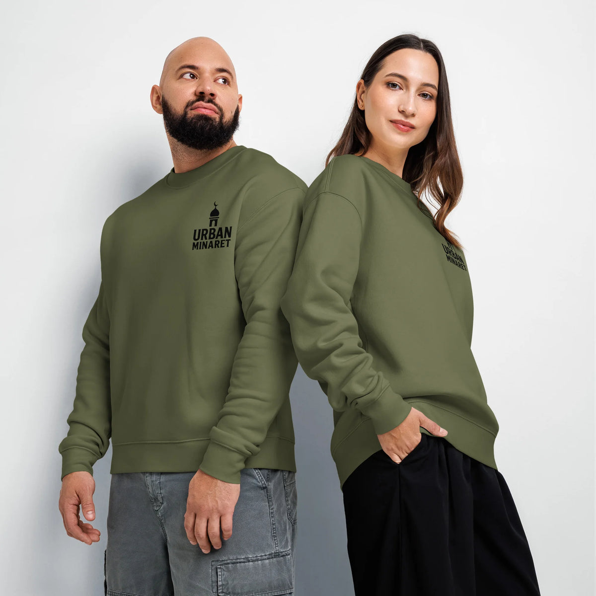 Unisex relax crew neck sweatshirt