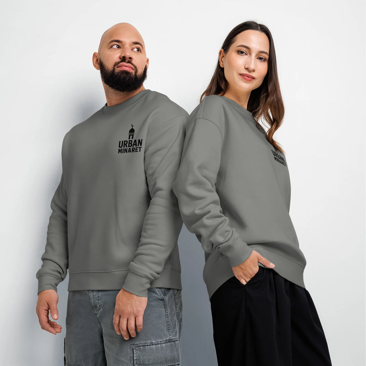 Unisex relax crew neck sweatshirt